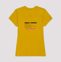 Camiseta Baby Look Mostarda - Default Honesto | Exallaxe