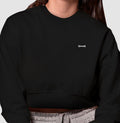 Moletom Cropped Preto - Anonymous Manifest | Exallaxe