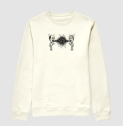 Suéter Moletom Off-White Unissex - Eloquência Muda | Exallaxe