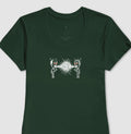 Camiseta Verde Feminina - Eloquência Muda