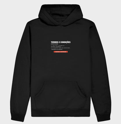 Moletom Hoodie Preto Unissex - Default Honesto | Exallaxe