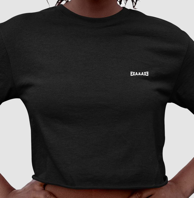 Cropped Preto - Anonymous Manifest | Exallaxe