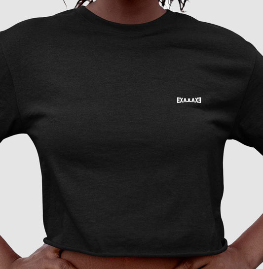 Cropped Preto - Anonymous Manifest | Exallaxe