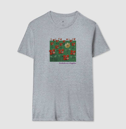 Camiseta Cinza Unissex - Padrão Sincopático