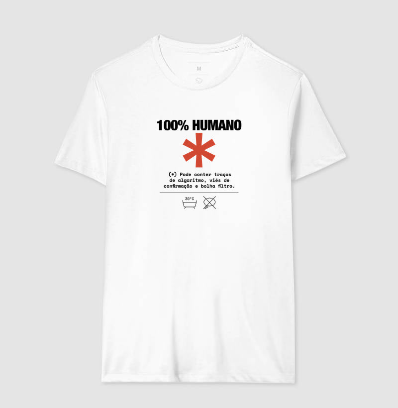 Camiseta Branca Unissex - Decomposition Label | Exallaxe