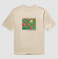Camiseta Oversized Nude Unissex - Padrão Sincopático | Exallaxe