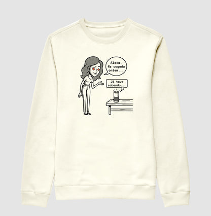 Suéter Moletom Off-White Unissex - Confissão Virtual | Exallaxe