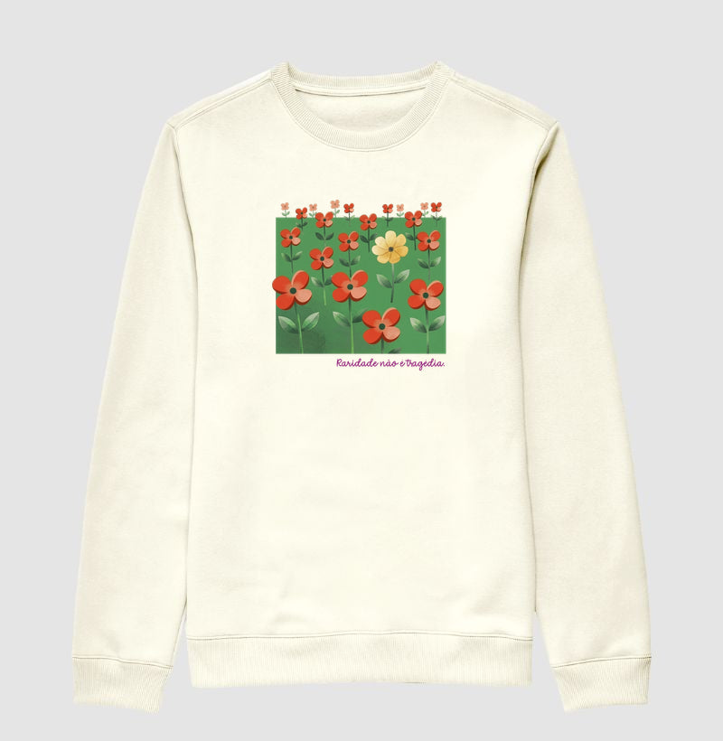 Suéter Moletom Off-White Unissex - Padrão Sincopático