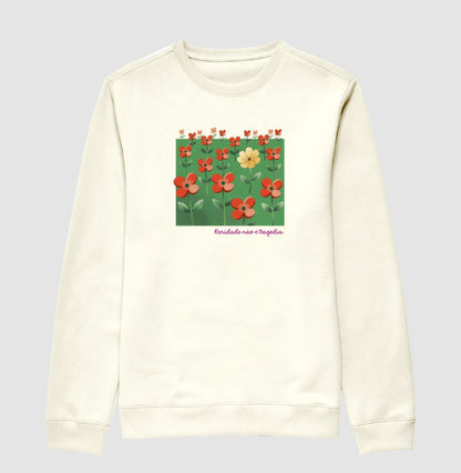 Suéter Moletom Off-White Unissex - Padrão Sincopático