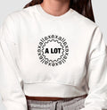Moletom Cropped Branco - Escape In | Exallaxe