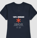 Camiseta Baby Look Azul - Decomposition Label | Exallaxe