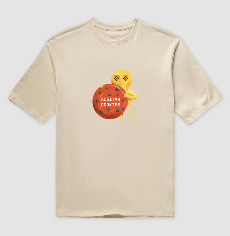Camiseta Oversized Nude Unissex - Candy Click