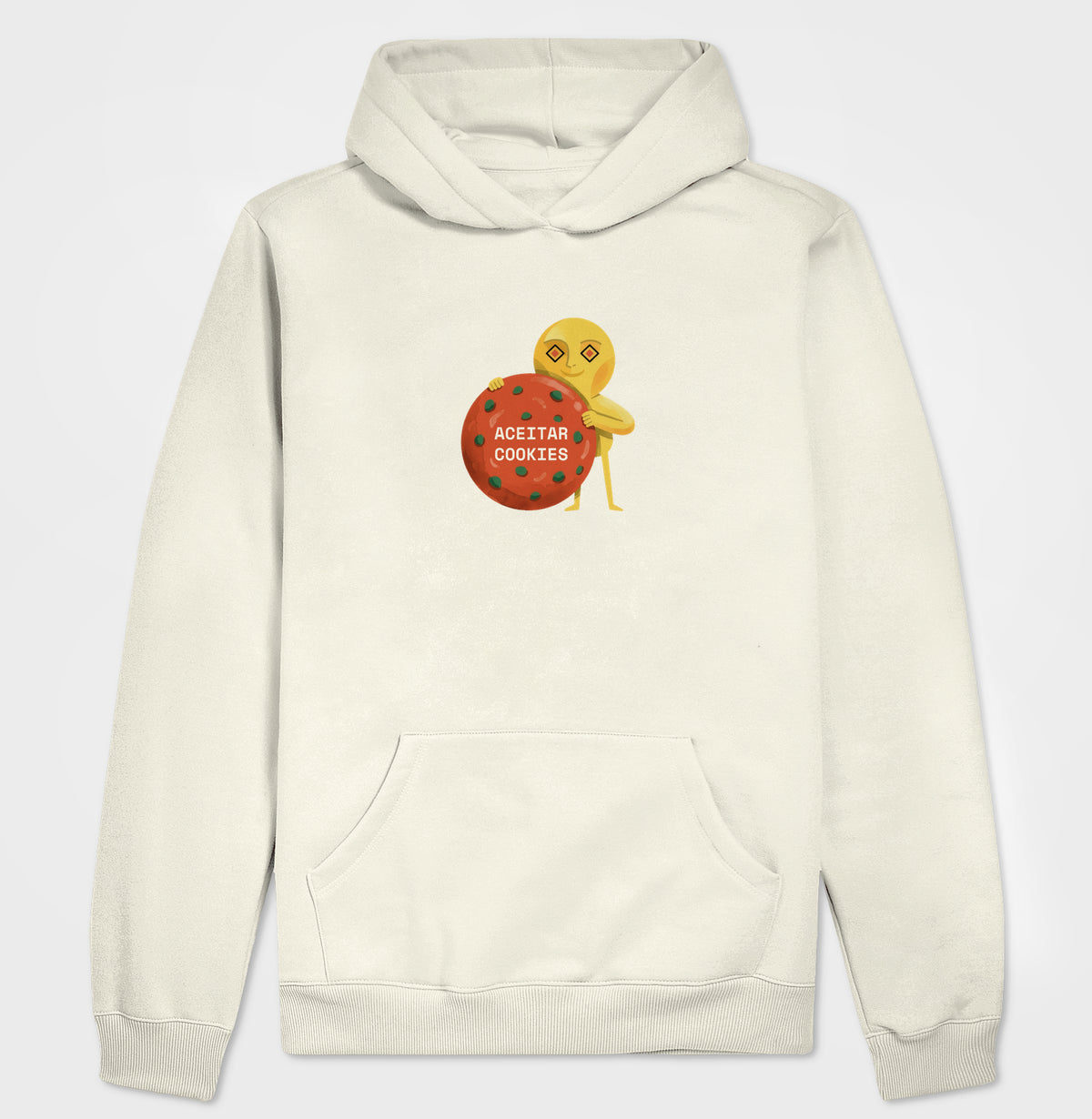 Moletom Hoodie Off-White Unissex - Candy Click | Exallaxe