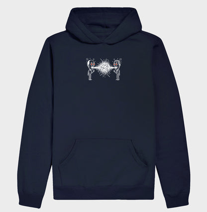 Moletom Hoodie Azul Marinho Unissex - Eloquência Muda | Exallaxe