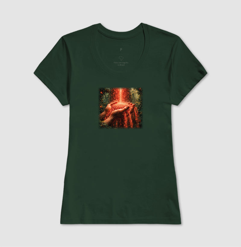 Camiseta Verde Feminina - Memória Transviada
