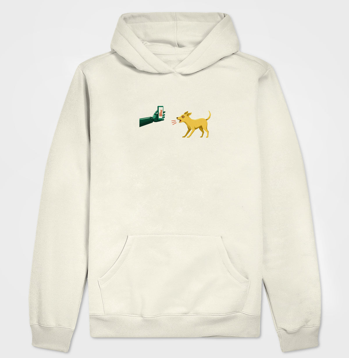 Moletom Hoodie Off-White Unissex - Pixel Instinto | Exallaxe