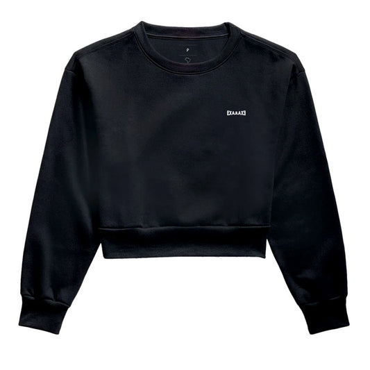 Moletom Cropped Preto - Anonymous Manifest