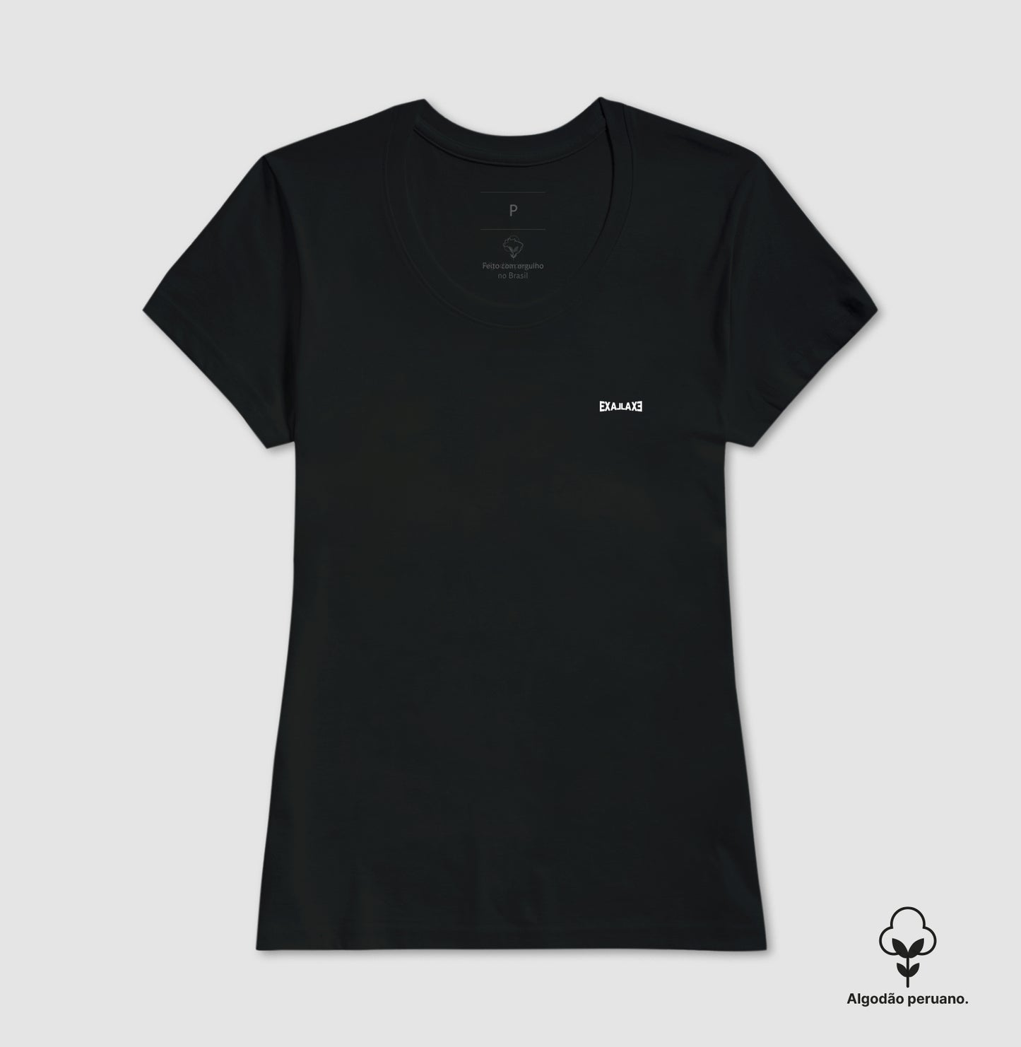 Camiseta Preta PIMA Feminina - Anonymous Manifest