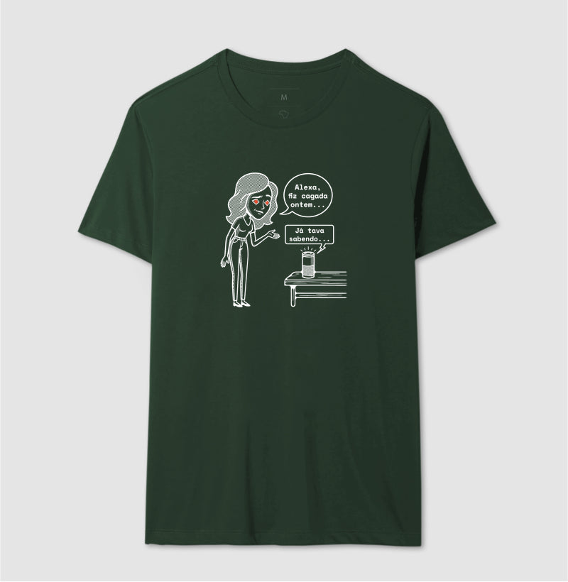 Camiseta Verde Unissex - Confissão Virtual
