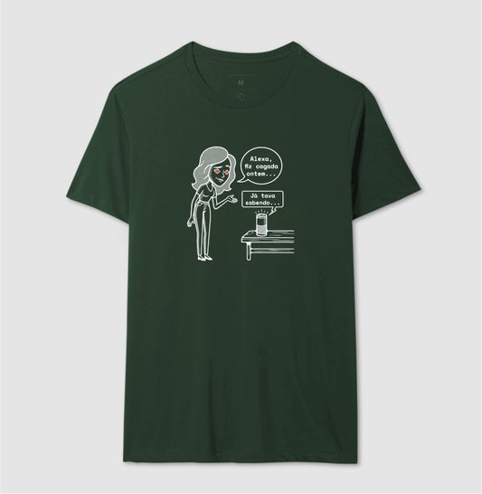 Camiseta Verde Unissex - Confissão Virtual