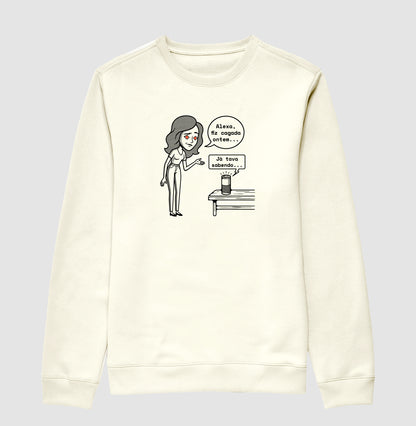 Suéter Moletom Off-White Unissex - Confissão Virtual