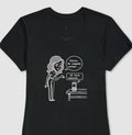 Camiseta Preta Feminina - Confissão Virtual