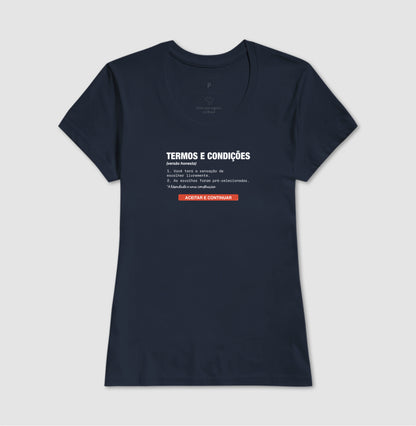 Camiseta Azul Feminina - Default Honesto