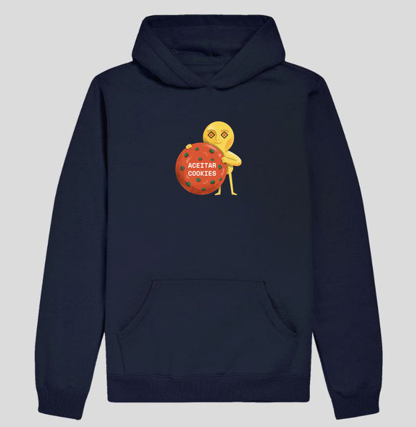 Moletom Hoodie Azul Marinho Unissex - Candy Click | Exallaxe