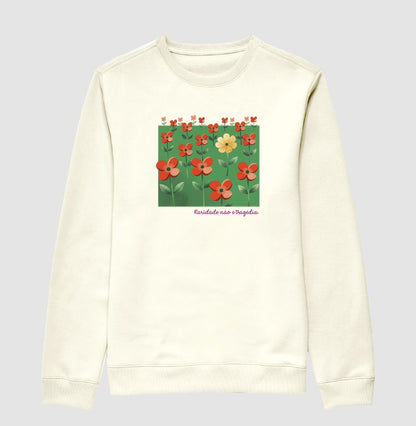 Suéter Moletom Off-White Unissex - Padrão Sincopático | Exallaxe