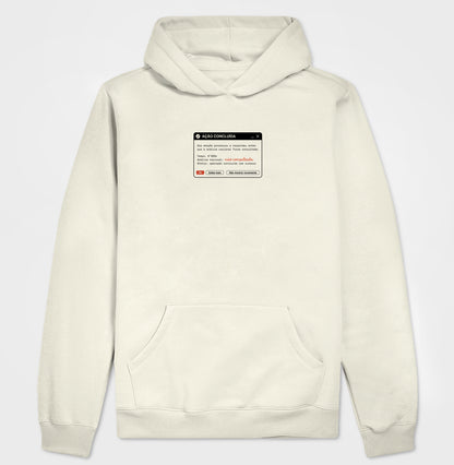 Moletom Hoodie Off-White Unissex - Indução Soberana | Exallaxe