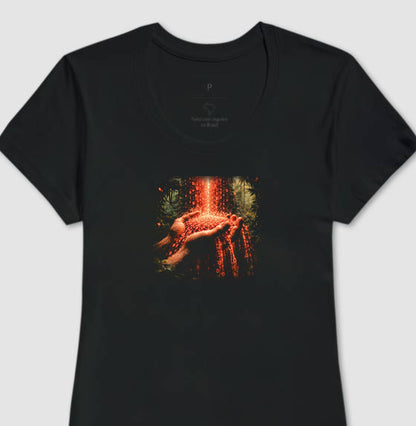 Camiseta Preta Feminina - Memória Transviada