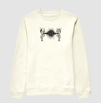 Suéter Moletom Off-White Unissex - Eloquência Muda | Exallaxe