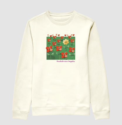 Suéter Moletom Off-White Unissex - Padrão Sincopático