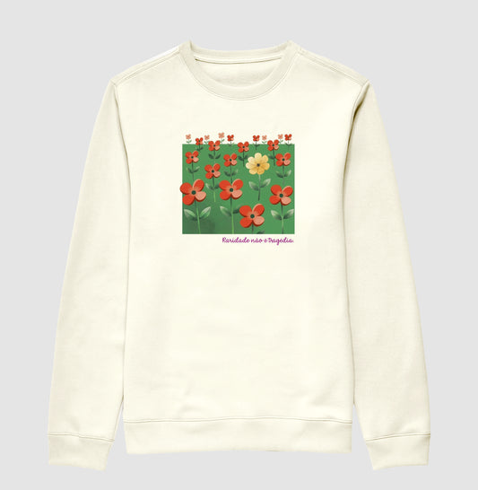 Suéter Moletom Off-White Unissex - Padrão Sincopático