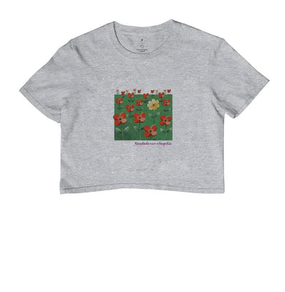 Cropped Cinza - Padrão SIncopático | Exallaxe