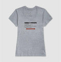 Camiseta Baby Look Cinza - Default Honesto | Exallaxe