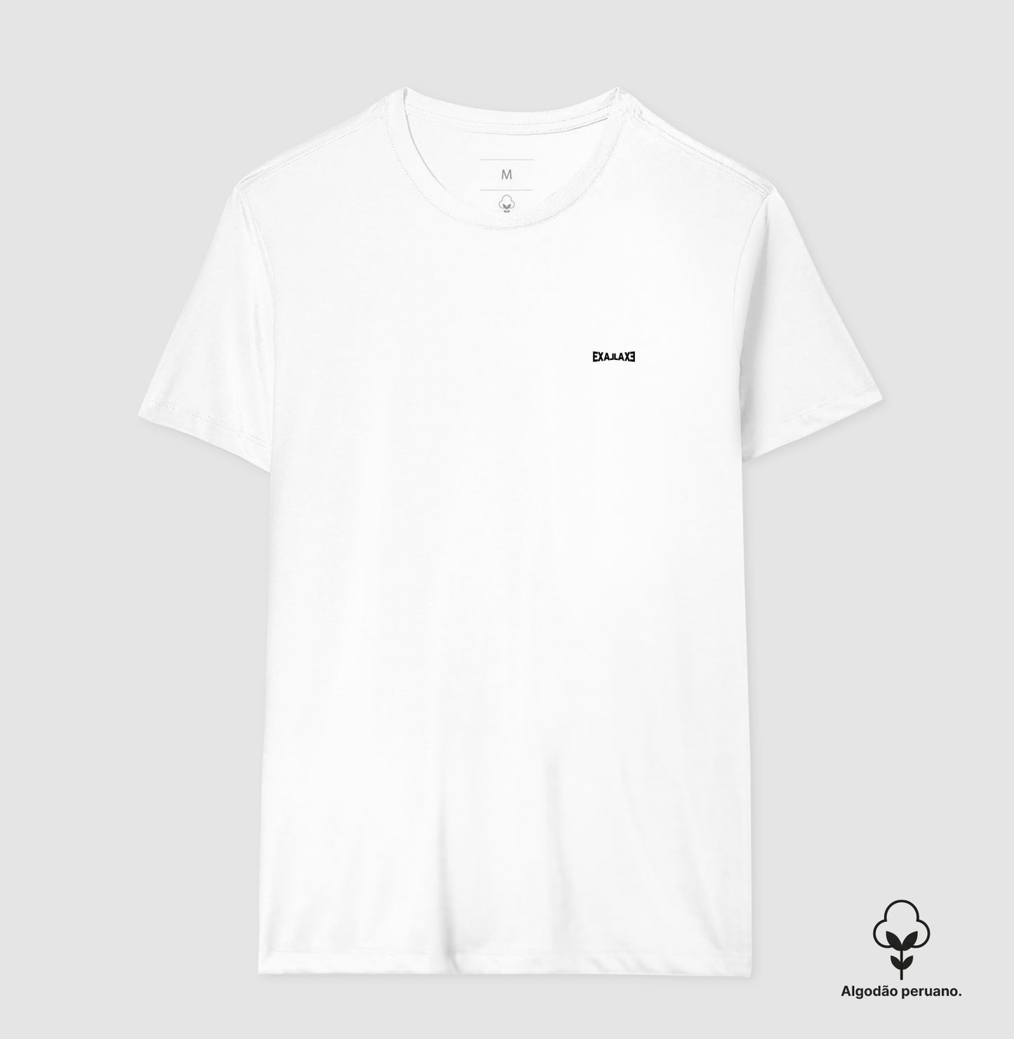 Camiseta Branca PIMA Unissex - Anonymous Manifest