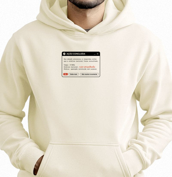 Moletom Hoodie Off-White Unissex - Indução Soberana | Exallaxe