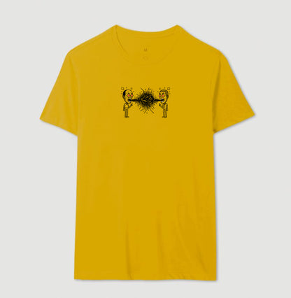 Camiseta Mostarda Unissex - Eloquência Muda | Exallaxe