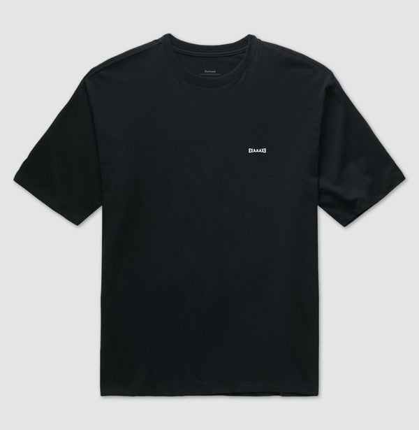 Camiseta Oversized Preta Unissex - Anonymous Manifest | Exallaxe