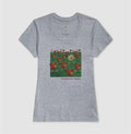 Camiseta Baby Look Cinza - Padrão Sincopático | Exallaxe