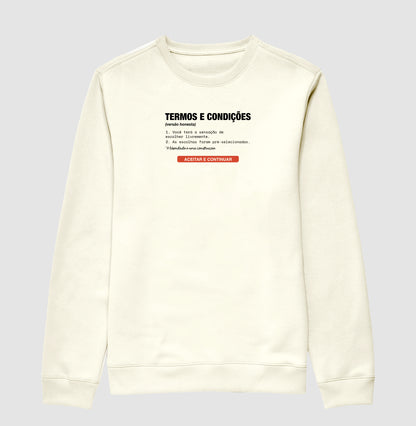 Suéter Moletom Off-White Unissex - Default Honesto | Exallaxe