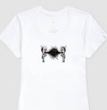 Camiseta Branca Feminina - Eloquência Muda