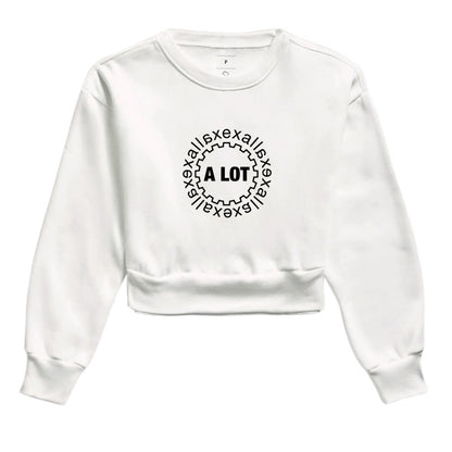 Moletom Cropped Branco - Escape In