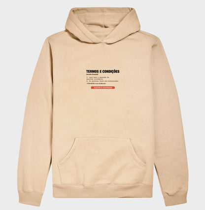 Moletom Hoodie Bege Unissex - Default Honesto | Exallaxe