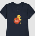 Camiseta Baby Look Azul - Candy Click | Exallaxe
