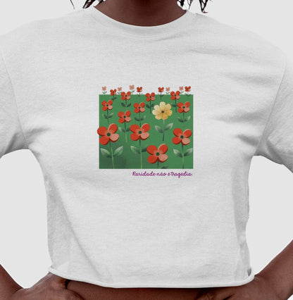 Cropped Branco - Padrão SIncopático | Exallaxe