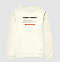 Suéter Moletom Off-White Unissex - Default Honesto