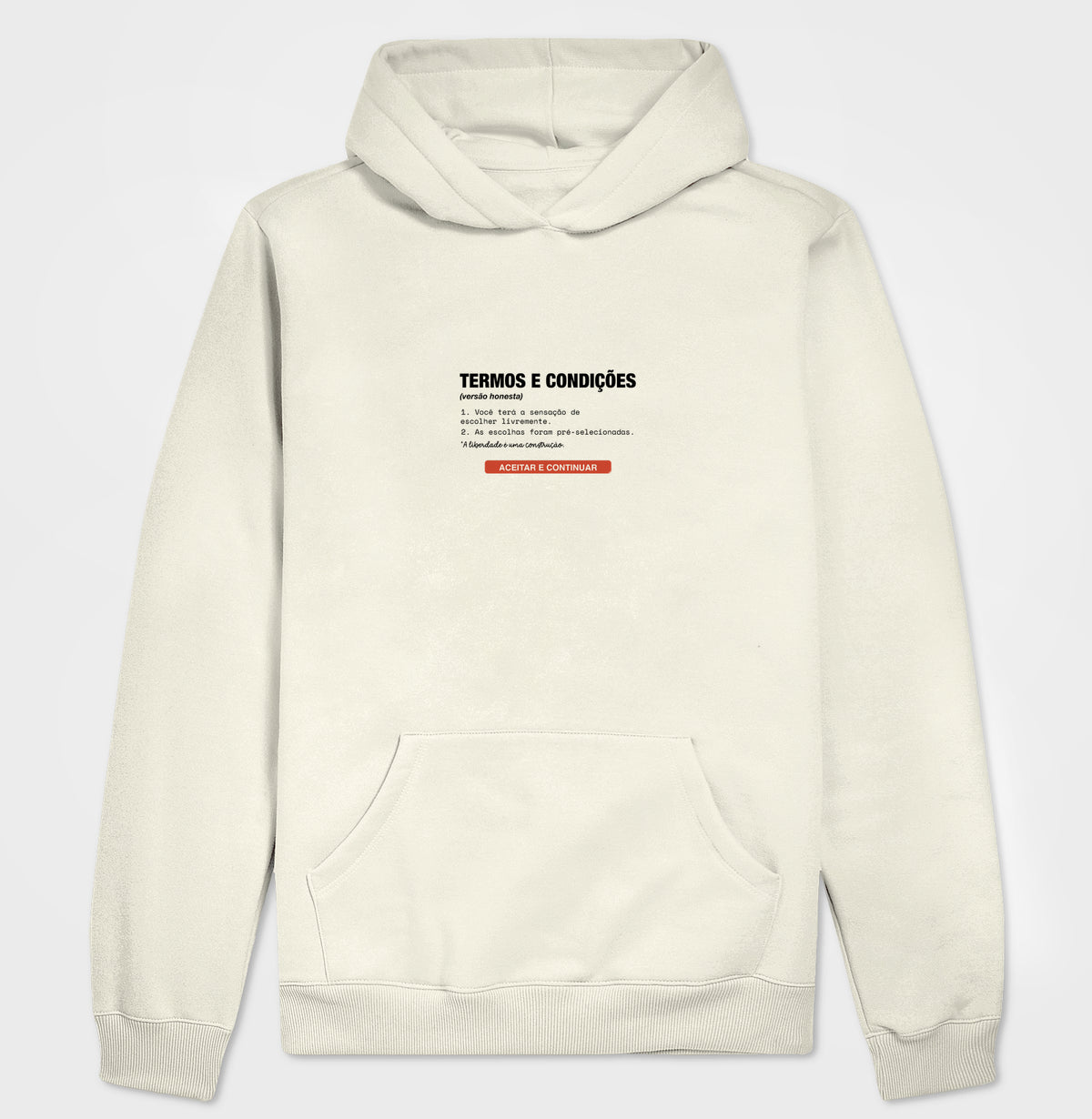 Moletom Hoodie Off-White Unissex - Default Honesto | Exallaxe