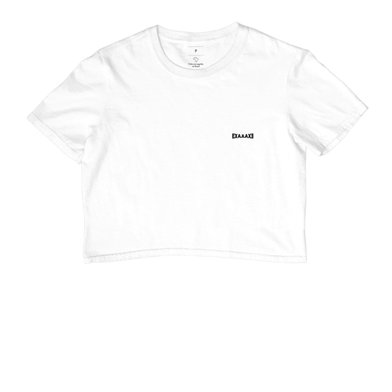 Cropped Branco - Anonymous Manifest | Exallaxe
